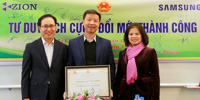 Công ty Cổ phần Nhựa ZION Hoàn thành chương trình cải tiến doanh nghiệp